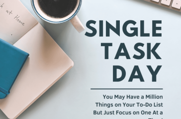 Single Tasking Day